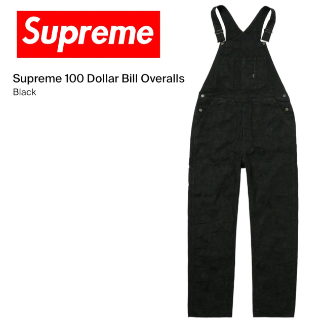 買い最安 supreme シュプリーム 100 doller bill オーバーオール