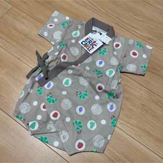 36. 新品未使用♡はらぺこあおむし　甚平　ロンパース(甚平/浴衣)