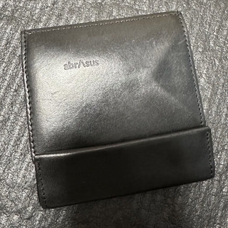 abrAsus - abrasus  アブラサス  薄い財布　ブッテーロレザー ブラック