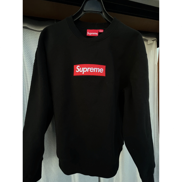 【新品Sサイズ】Supreme Box logo crewneck Black