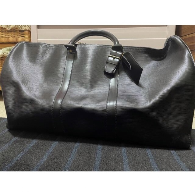 ルイヴィトン エピ ボストンバッグ キーポル50 美品 ブラック 廃盤品-