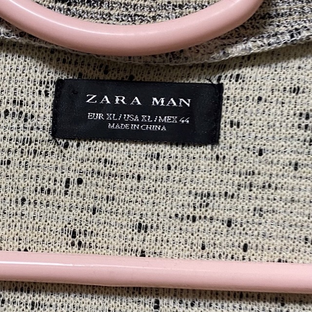 ZARA(ザラ)のZARA MAN ザラ　綺麗め　ロング　カーディガン　XL 美品　  #箱3 メンズのトップス(カーディガン)の商品写真