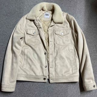 ザラ(ZARA)のZARA メンズ　ボア　ジャケット　スエード(その他)