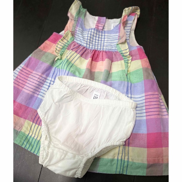 babyGAP(ベビーギャップ)のbaby GAP コットンリネンワンピース キッズ/ベビー/マタニティのベビー服(~85cm)(ワンピース)の商品写真