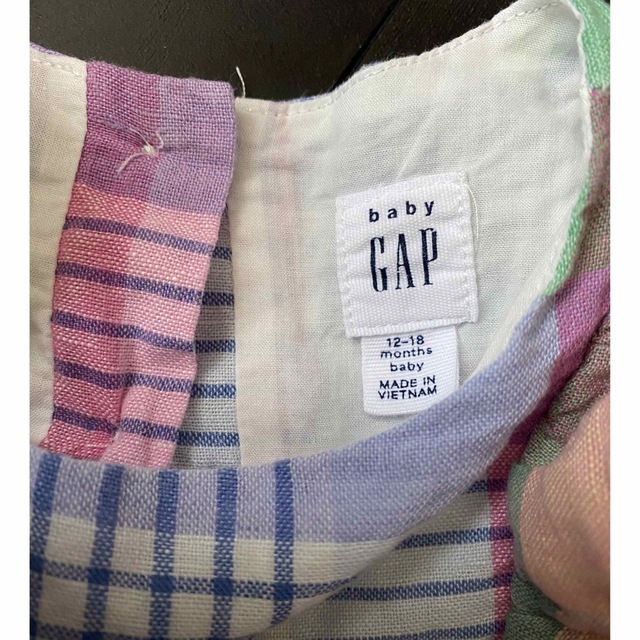 babyGAP(ベビーギャップ)のbaby GAP コットンリネンワンピース キッズ/ベビー/マタニティのベビー服(~85cm)(ワンピース)の商品写真