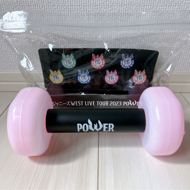 ジャニーズWEST POWER ペンライト ダンベル ジャニーズWEST POWER ペンライト ダンベル