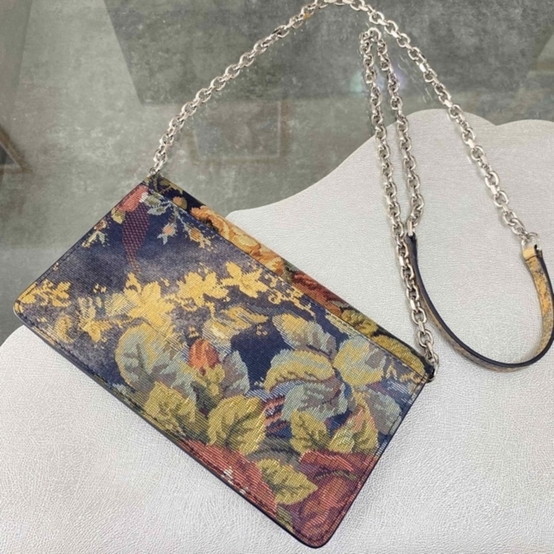 【新品】メゾン マルジェラ ショルダーバッグ 花柄 チェーンウォレット