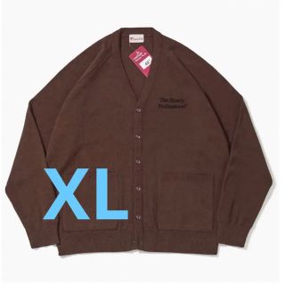 ワンエルディーケーセレクト(1LDK SELECT)のennoy BUTTON CARDIGAN (BROWN) エンノイ(カーディガン)