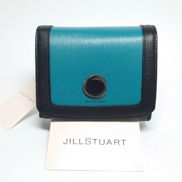 JILLSTUART(ジルスチュアート)の【新品タグ付き】ジルスチュアート 二つ折り財布 グリーン レディースのファッション小物(財布)の商品写真