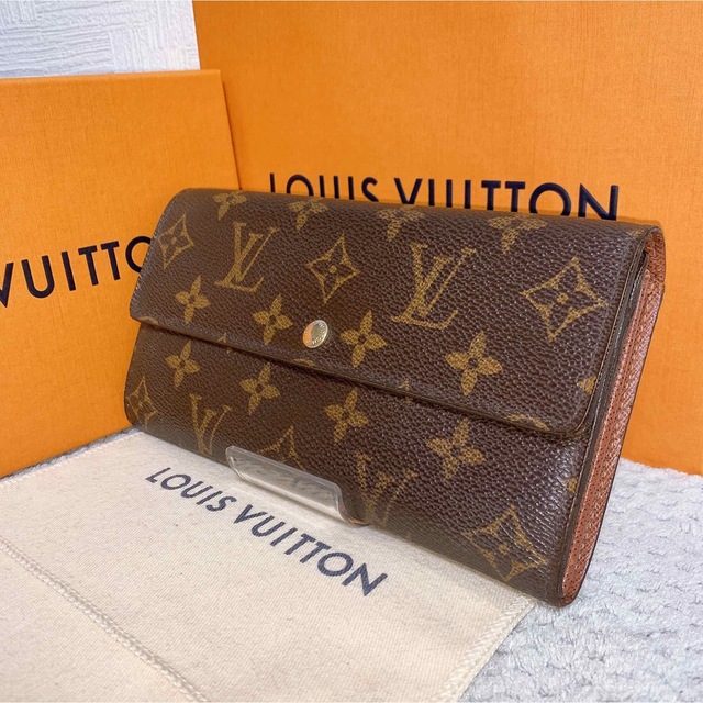 極美品】 ルイヴィトン ポルトフォイユ サラ モノグラム 長財布 大量