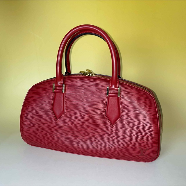 人気を誇る ジャスミン エピ 赤 Vuitton Louis - VUITTON LOUIS レッド