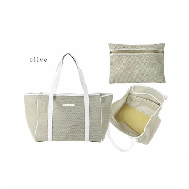 qbagqbag paris nest zipL olive