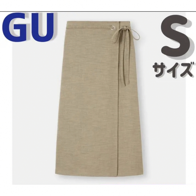 GU(ジーユー)のジーユー GU ラップナロースカート【34・ブラウン】Sサイズ レディースのスカート(ロングスカート)の商品写真