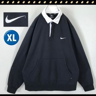 ナイキ(NIKE)のNIKE SB★ラガーシャツ★スウェット素材★マフポケット(シャツ)