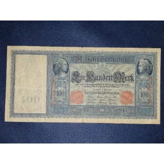 ドイツ　アンティーク紙幣　1910年100マルク(その他)