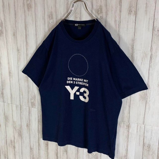 即完売モデル】Y-3 ヨウジヤマモト 刺繍ロゴ 希少 入手困難 Tシャツ 