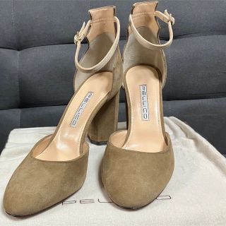 ペリーコ(PELLICO)のPELLICO パンプス スエード サンダル　ROSA 90 size 37(ハイヒール/パンプス)