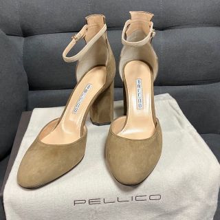 ペリーコ(PELLICO)のPELLICO ペリーコ パンプス スエード ROSA 90 size 36.5(サンダル)