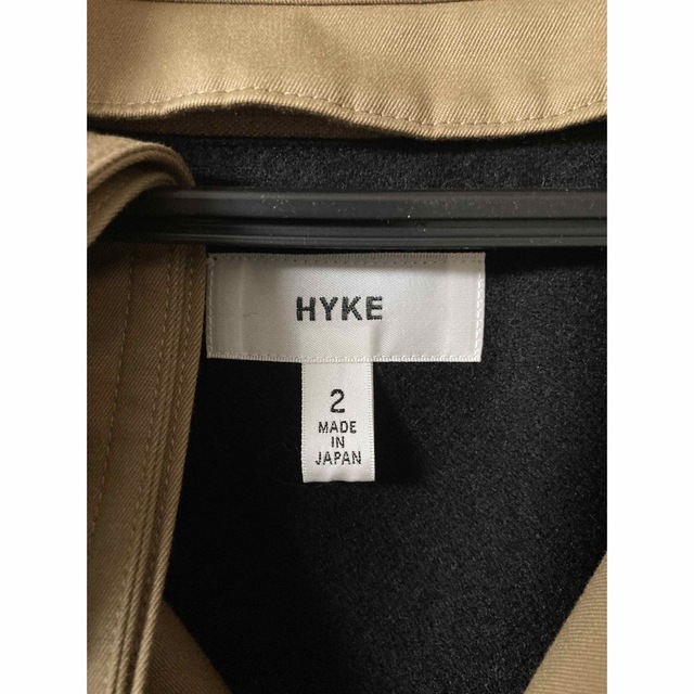 HYKE(ハイク)のHYKE トレンチコート　BIG + LONG ハイク レディースのジャケット/アウター(トレンチコート)の商品写真