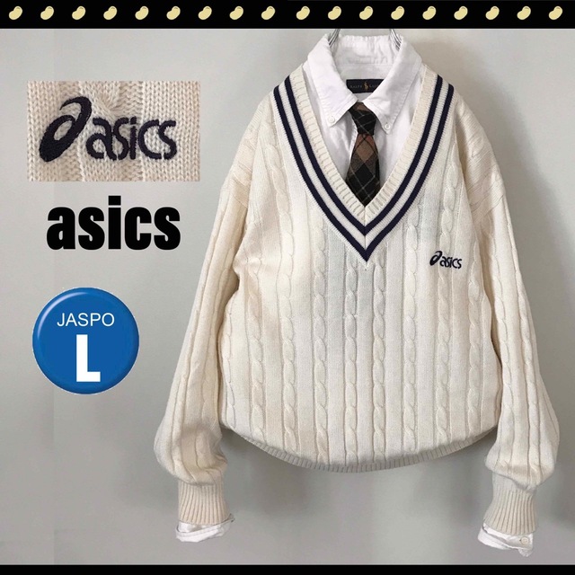 asics - アシックス☆チルデンセーター☆クリケットセーター☆オールド