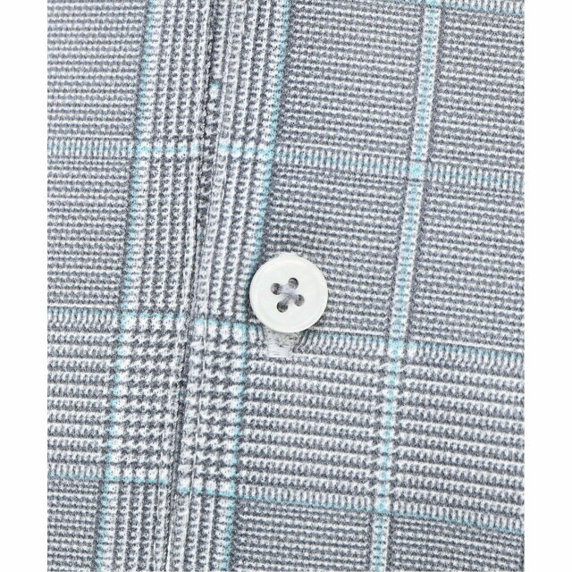 B.C STOCK(ベーセーストック)の【グレーA】【M】ボタンダウン 鹿の子半袖ポロシャツ メンズのトップス(シャツ)の商品写真