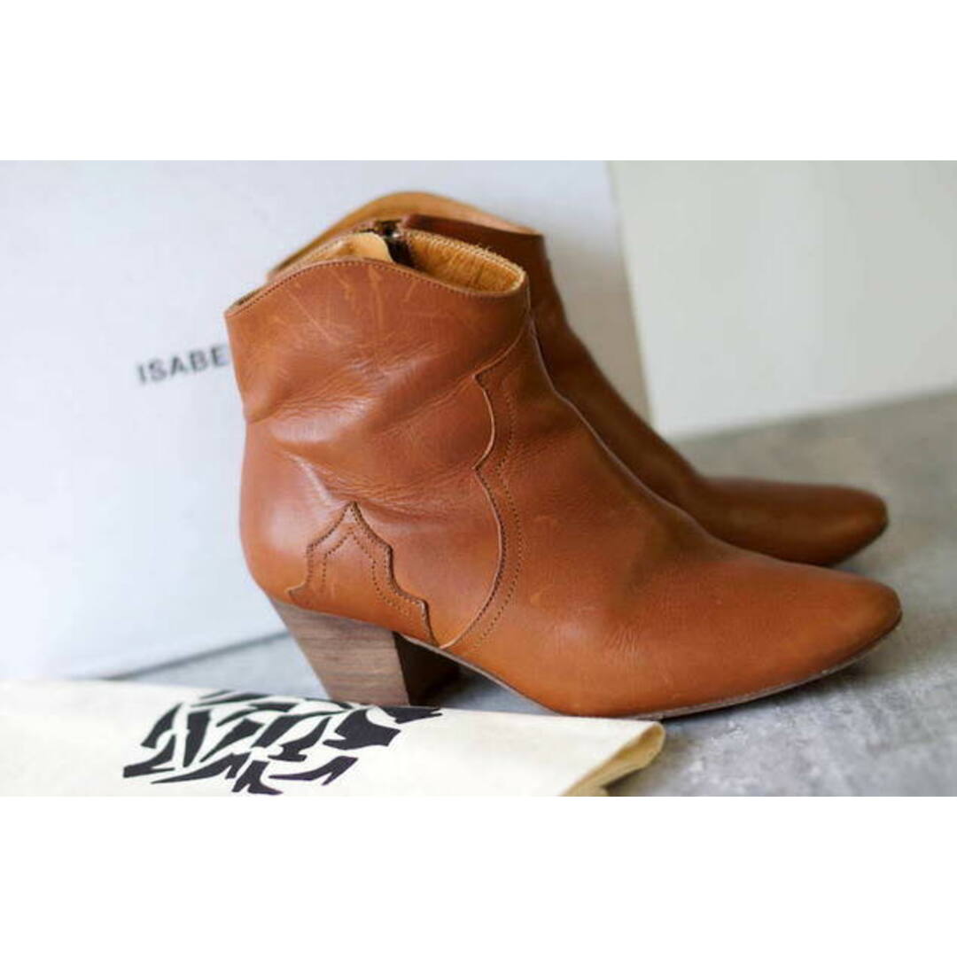 送料無料/即納】 イザベルマラン☆ISABELMARANT☆レザーショートブーツ