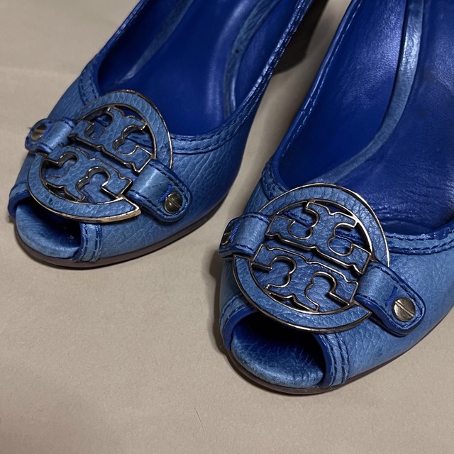 Tory Burch(トリーバーチ)のトリーバーチ　レザー　ウェッジソール パンプス(7M) レディースの靴/シューズ(ハイヒール/パンプス)の商品写真