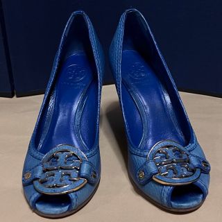 トリーバーチ(Tory Burch)のトリーバーチ　レザー　ウェッジソール パンプス(7M)(ハイヒール/パンプス)