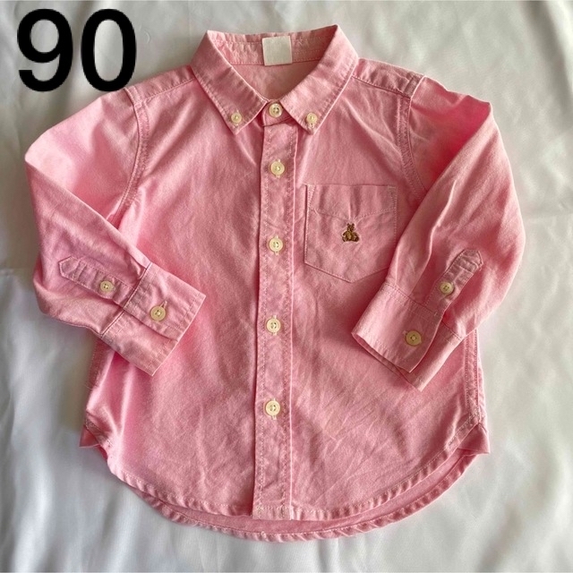  ベビーギャップ　90 ピンク　シャツ 長袖　babyGAP