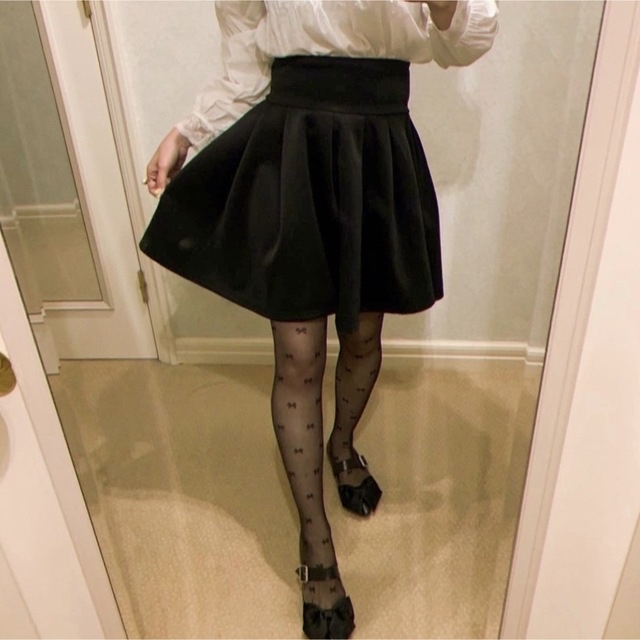 treaturself 《high-waist flare miniskirt》