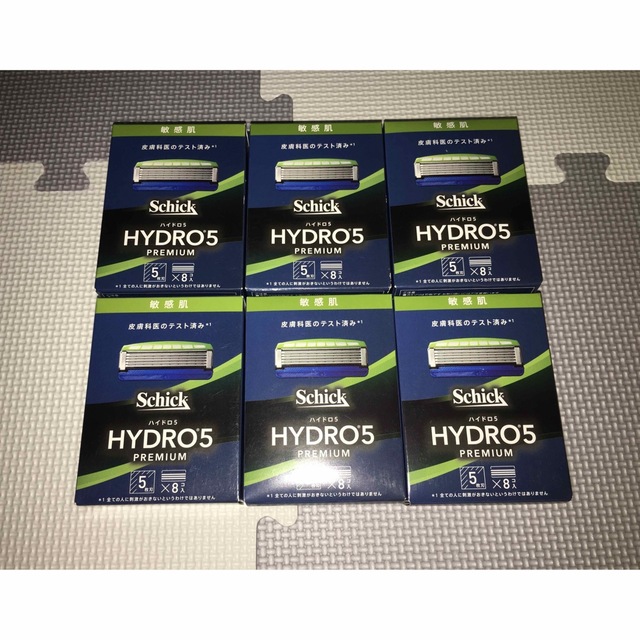 schick hydro5 premium 敏感肌用 替刃8個入り 6箱セット 激安直営店 ...