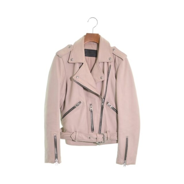 ALLSAINTS オールセインツ ライダース -(M位) ピンクベージュ 【古着】【中古】 | フリマアプリ ラクマ