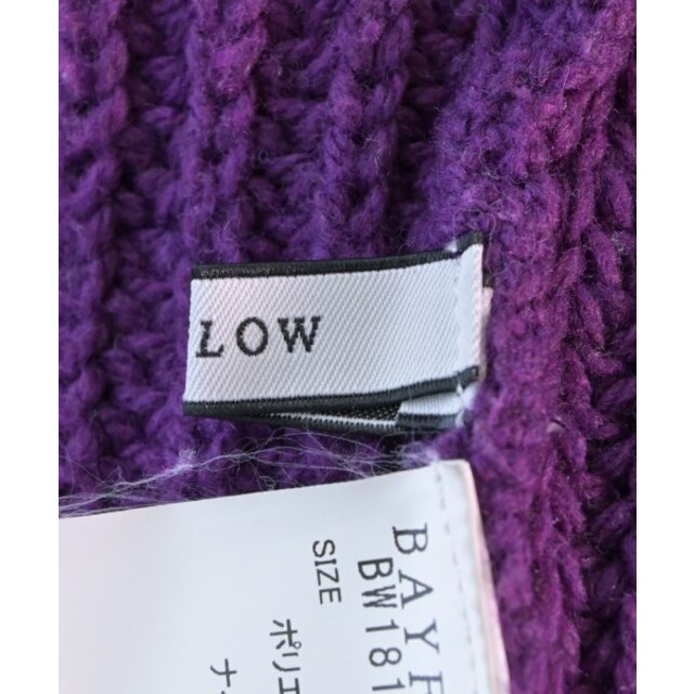 BAYFLOW(ベイフロー)のBAYFLOW ベイフロー ニット・セーター 3(M位) 紫 【古着】【中古】 レディースのトップス(ニット/セーター)の商品写真