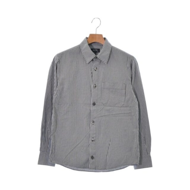 A.P.C. アーペーセー カジュアルシャツ XS 白x黒(ギンガムチェック) 【古着】【中古】の通販 by RAGTAG online｜ラクマ