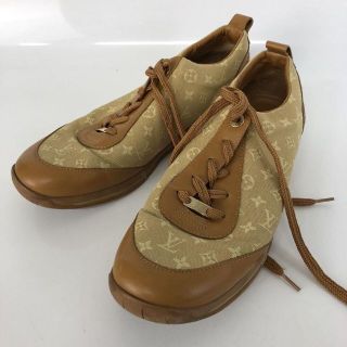 ルイヴィトン(LOUIS VUITTON)のLOUIS VUITTON スニーカー ローカット キャンパス モノグラム(スニーカー)