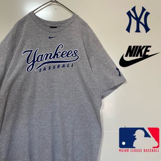 ナイキ(NIKE)のNIKE/ナイキ　MLB ニューヨークヤンキース　ビンテージTシャツ　野球　M (Tシャツ/カットソー(半袖/袖なし))