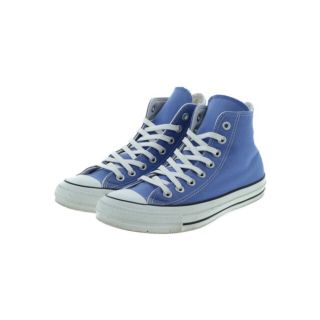 コンバース(CONVERSE)のCONVERSE コンバース スニーカー 25cm 紫系x白 【古着】【中古】(スニーカー)