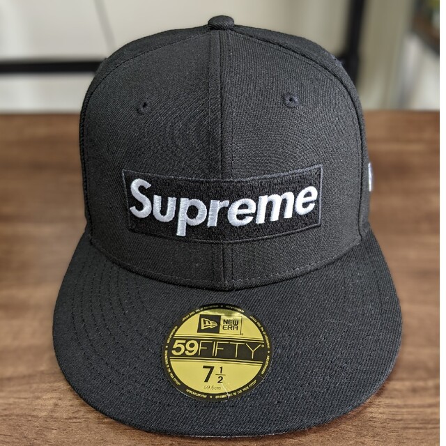 #Supreme CAP。ブラック。