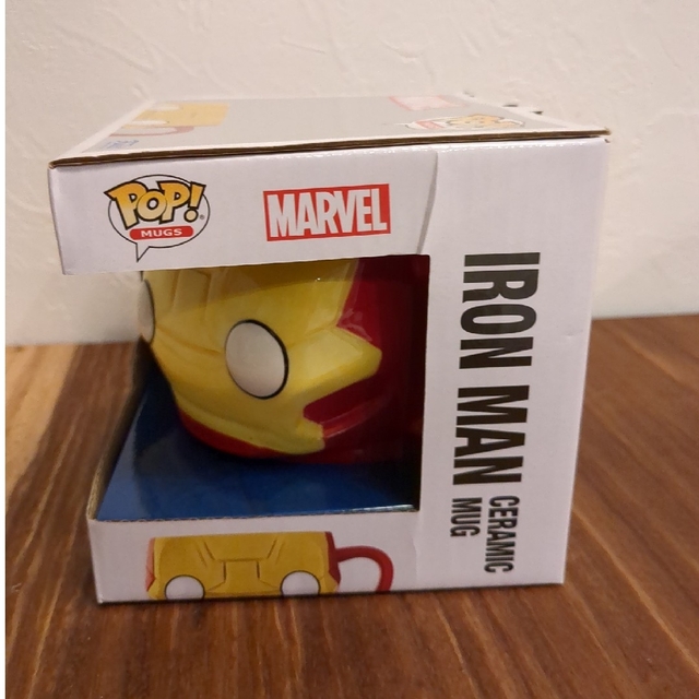 MARVEL(マーベル)の★再値下げ★【新品/未使用】アメリカWalmart限定・アイアンマン　マグ エンタメ/ホビーのエンタメ その他(その他)の商品写真