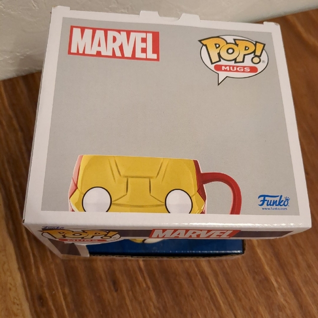 MARVEL(マーベル)の★再値下げ★【新品/未使用】アメリカWalmart限定・アイアンマン　マグ エンタメ/ホビーのエンタメ その他(その他)の商品写真