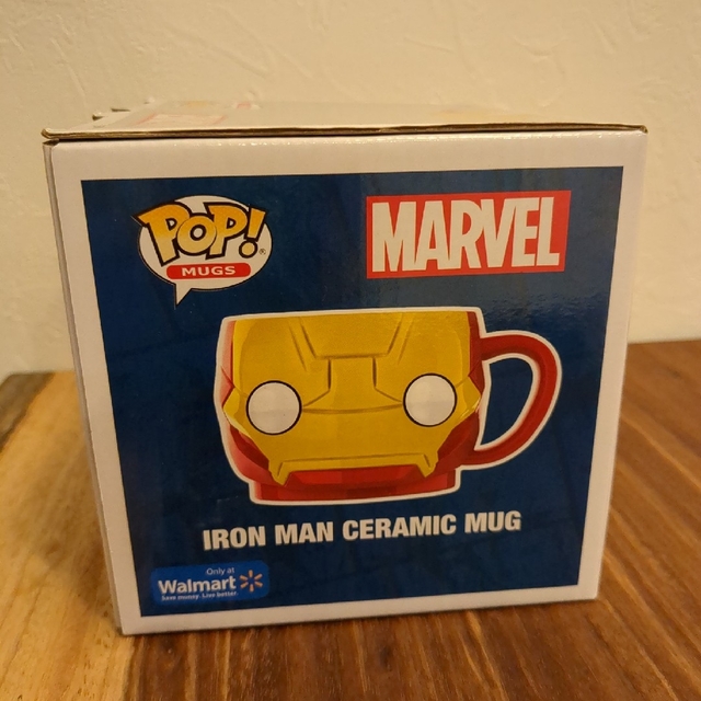 MARVEL(マーベル)の★再値下げ★【新品/未使用】アメリカWalmart限定・アイアンマン　マグ エンタメ/ホビーのエンタメ その他(その他)の商品写真