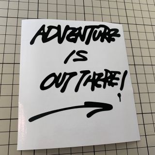 ■ ADVENTURE IS OUT THERE! (小カッティングステッカー (その他)