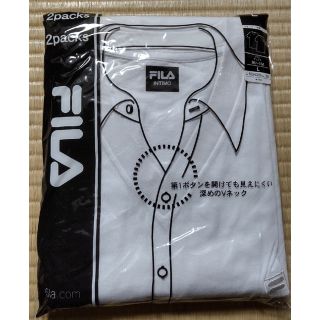 フィラ(FILA)のFILA Vネック半袖TシャツLサイズ2枚入り新品未使用品(Tシャツ/カットソー(半袖/袖なし))