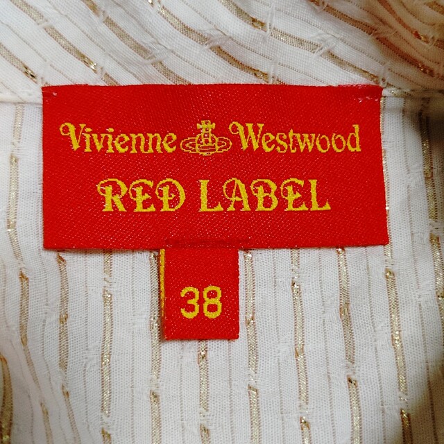 Vivienne Westwood RED LABEL ラメ ストライプ オーブ-