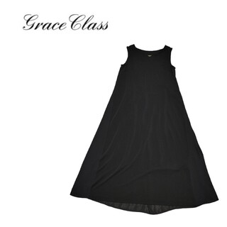 グレースクラス(Grace Class)のGRACE CLASS グレースクラス バックプリーツロングワンピース(ロングワンピース/マキシワンピース)