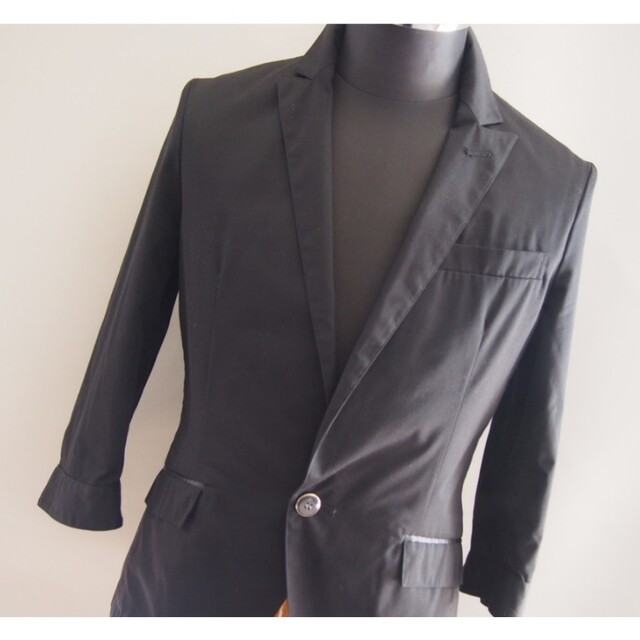 ジャケット/アウターミッシェルクラン　七分袖　薄手　軽量　ソフト仕立　アンコンストラクテッド　JKT