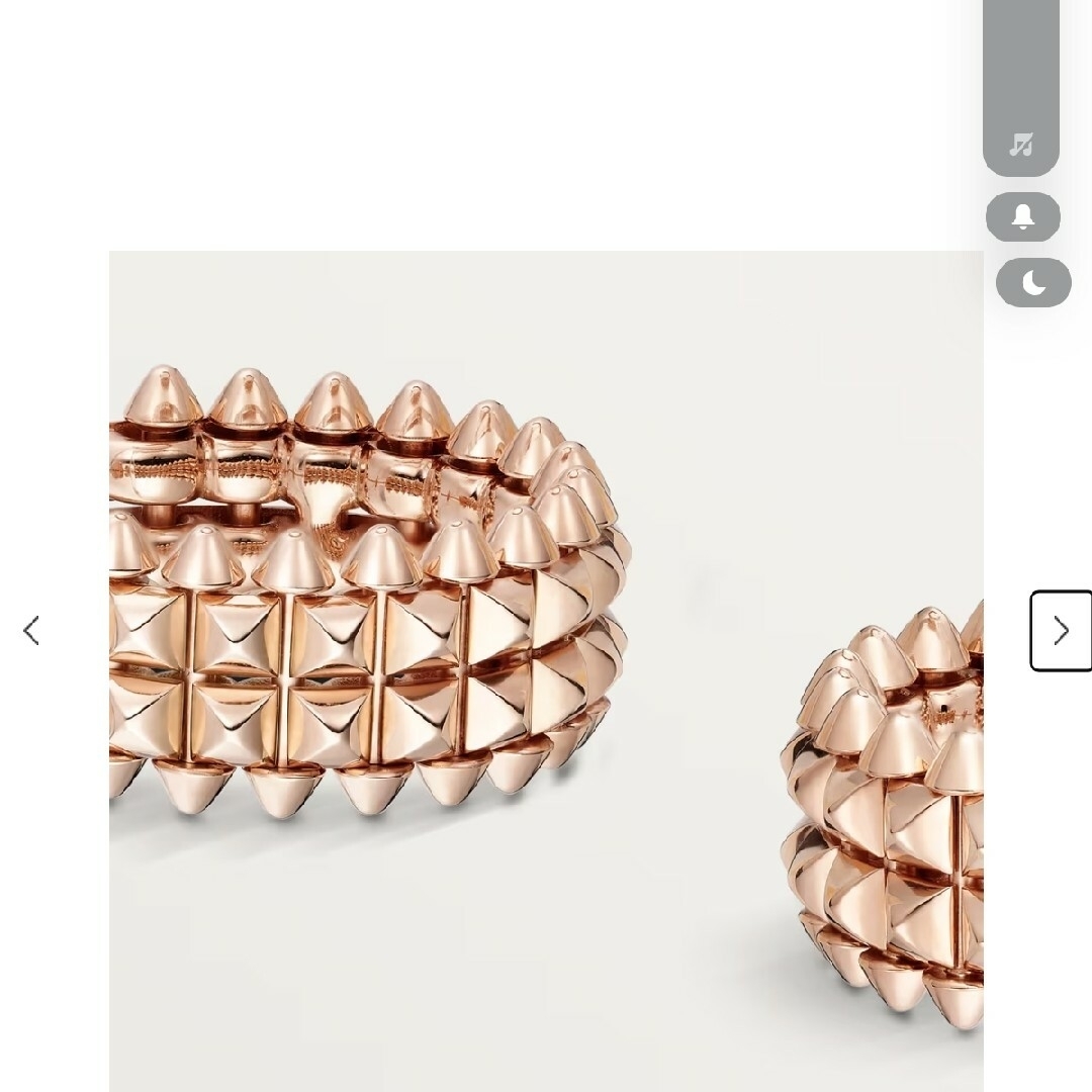 Cartier - カルティエ ピアス クラッシュ ドゥ カルティエの通販 Cartier - カルティエ ピアス クラッシュ ドゥ カルティエの通販