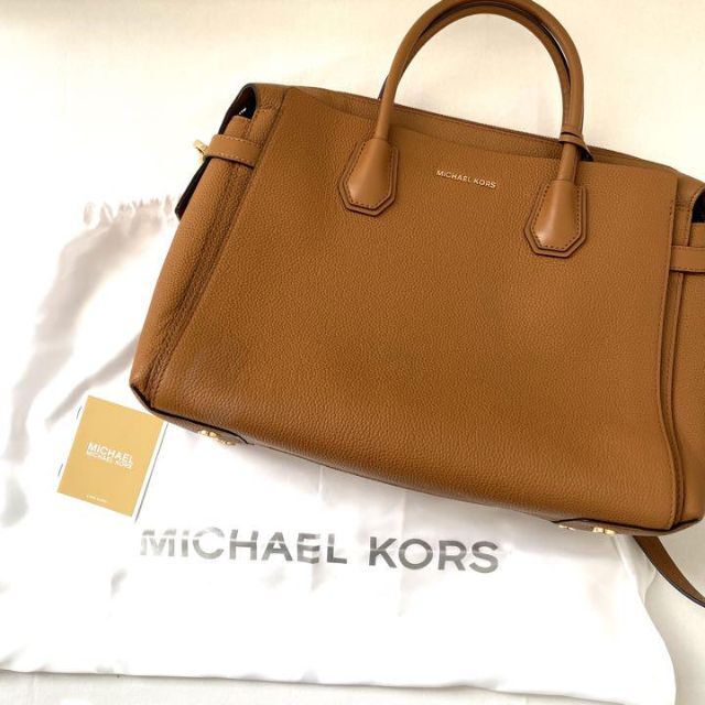 Michael Kors(マイケルコース)の【美品】【MICHAEL KORS】2way ショルダーバッグ　キャメル レディースのバッグ(ショルダーバッグ)の商品写真