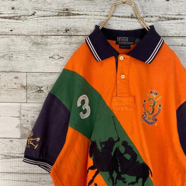 POLO RALPH LAUREN(ポロラルフローレン)のPOLO　Ralph Lauren メンズ 半袖 ポロシャツ XXL　b1p メンズのトップス(ポロシャツ)の商品写真