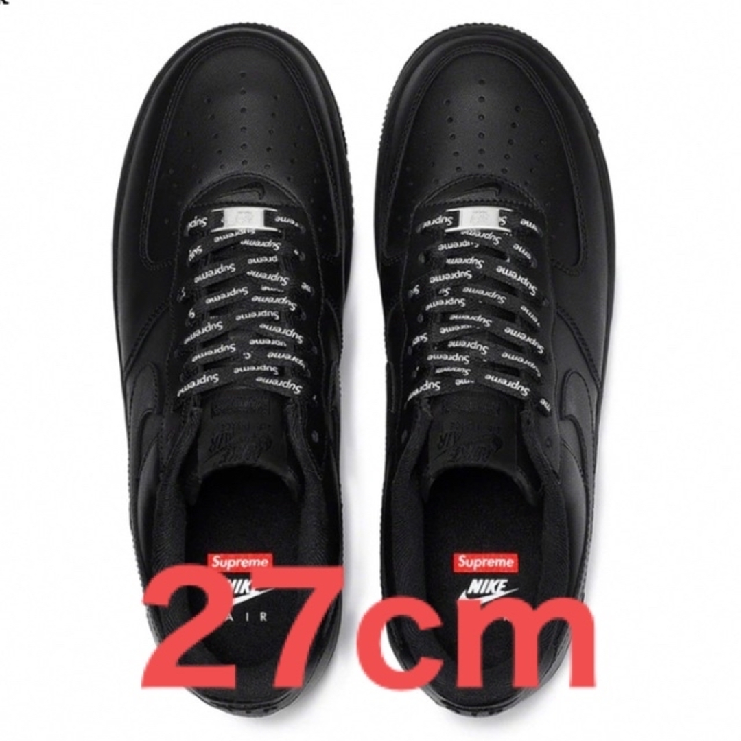 Supreme Nike Air Force 1 Low Black US9